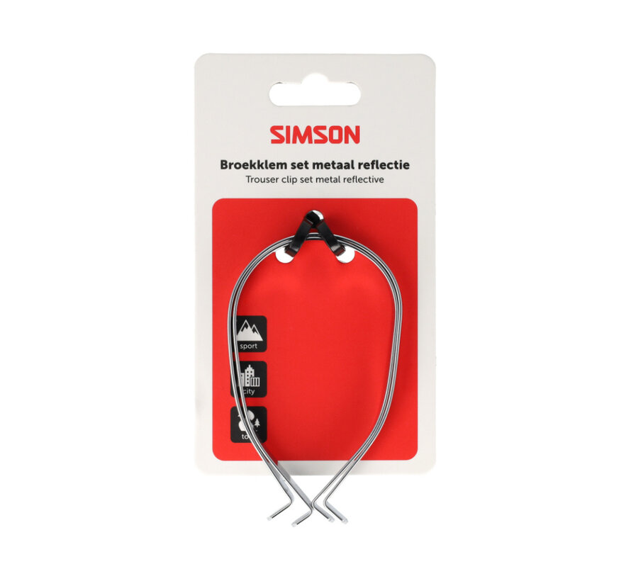 Broekklemmen Simson metaal