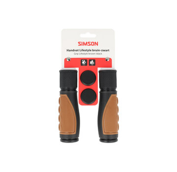 Simson Handvatten Simson middelbruin-zwart