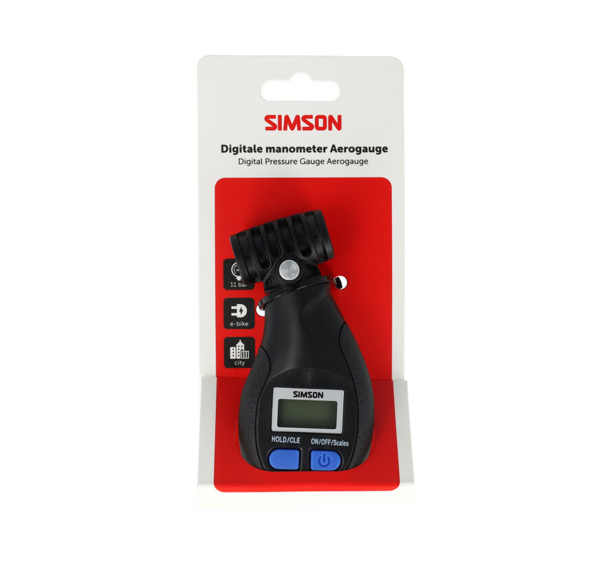 Manometer Simson aerogauge digitaal