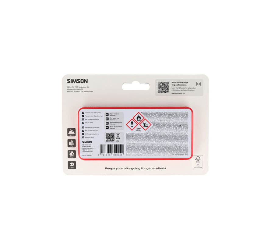 Reparatiedoos Simson normaal