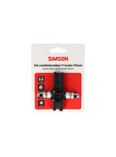 Simson Remblokken Simson v-brake 72 mm