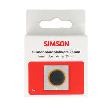 Simson Binnenbandpleisters Simson 25mm rond
