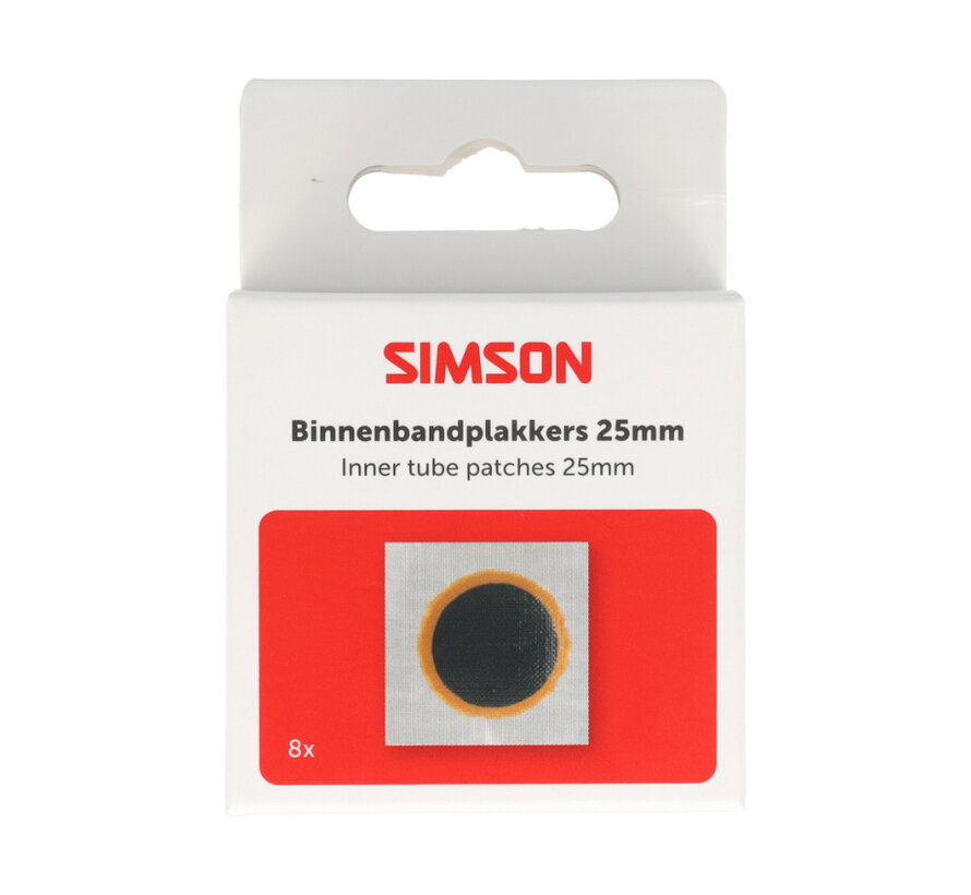 Binnenbandpleisters Simson 25mm rond