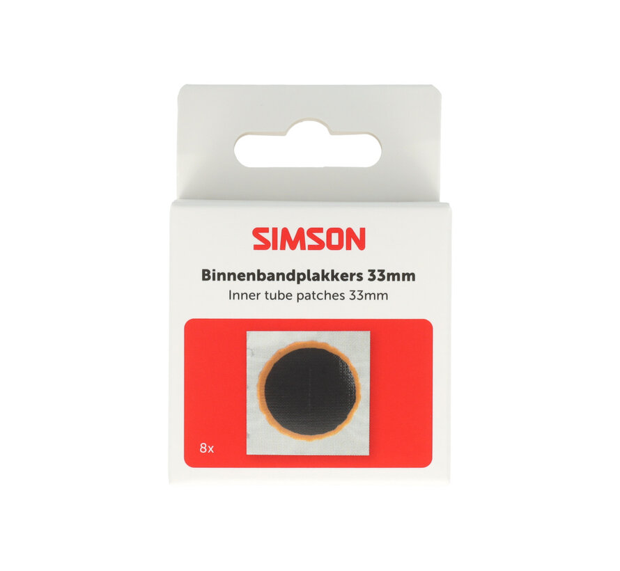Binnenbandpleisters Simson 33mm rond