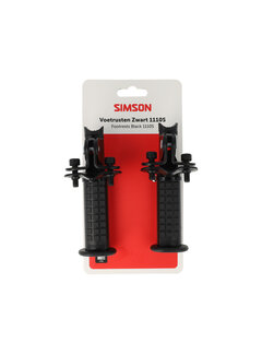 Simson Voetrusten Simson zwart 1110s