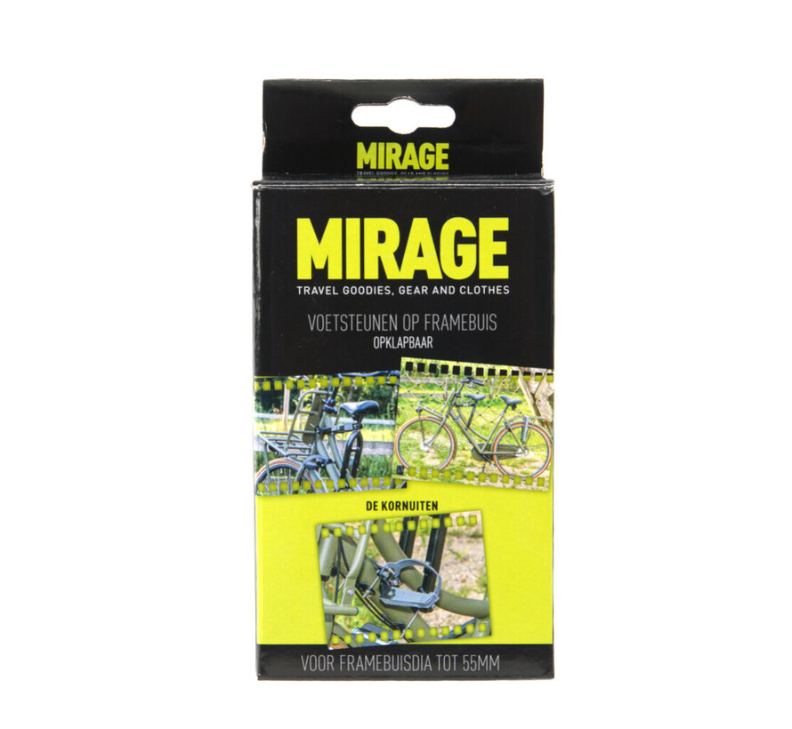 Voetrusten Mirage met rubber riem