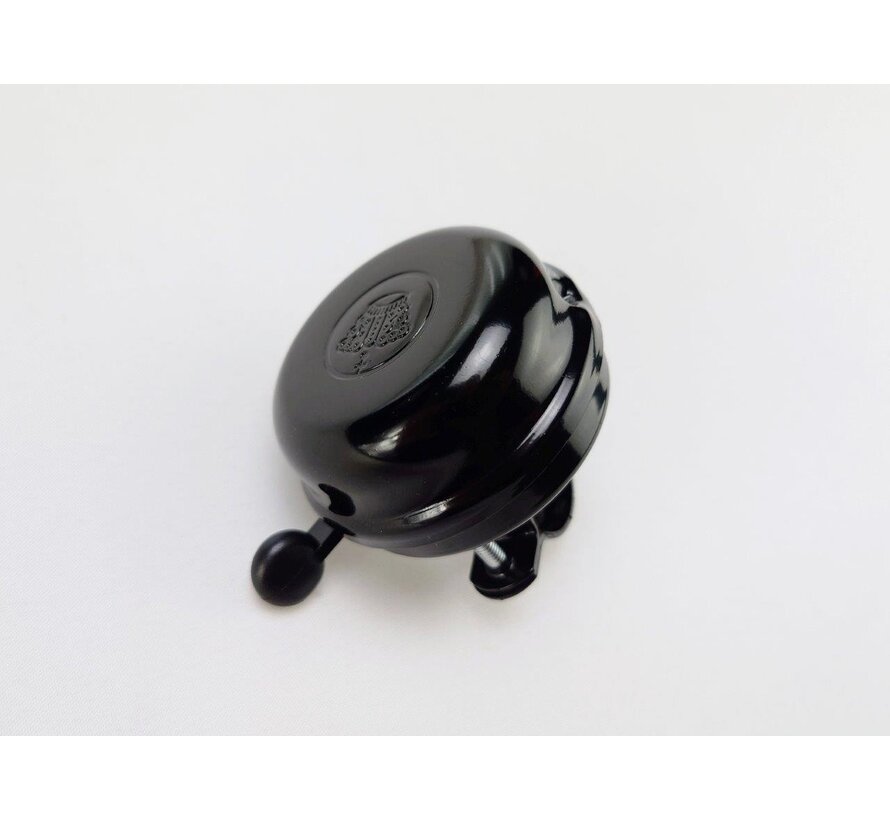 Bel import zwart kroontjesbel