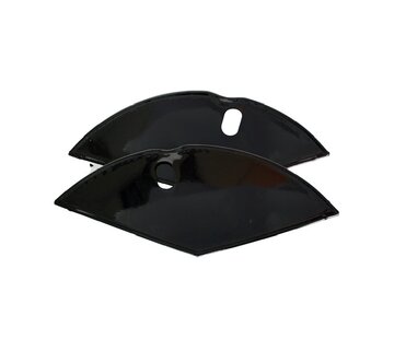 Jasbeschermer 26 zwart lakdoek