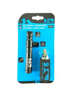 M-Wave Pomp mini alu met co2 patroon 16gr