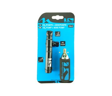 M-Wave Pomp mini alu met co2 patroon 16gr