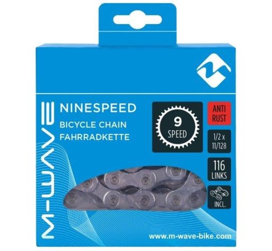Ketting M-Wave 9v 1/2x11/128