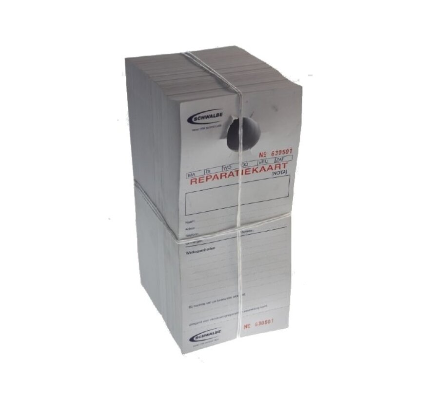 Reparatiekaarten Schwalbe per 500 stuks