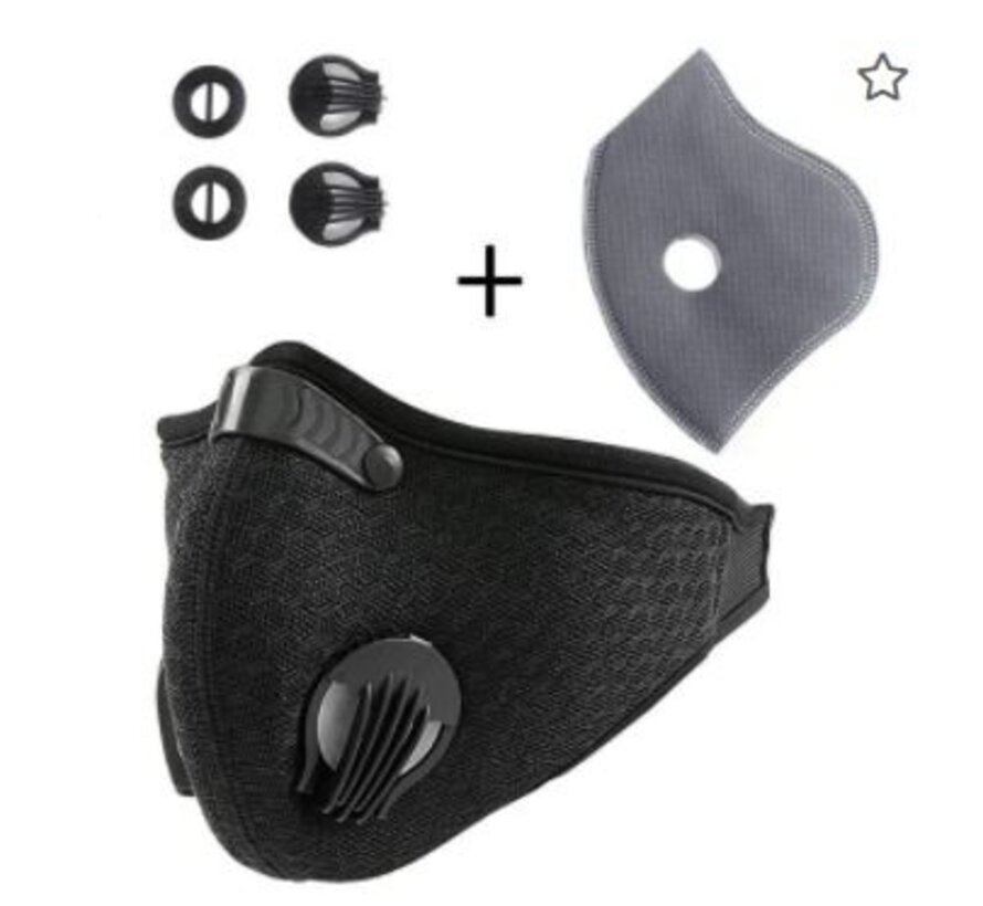 Mondkapje Mirage met filter en ventiel