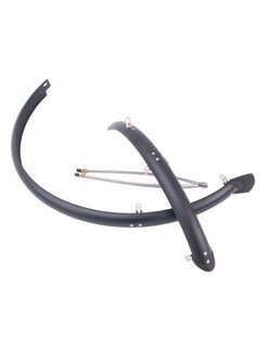 Spatbordset Sunnywheel 28 45mm matzwart