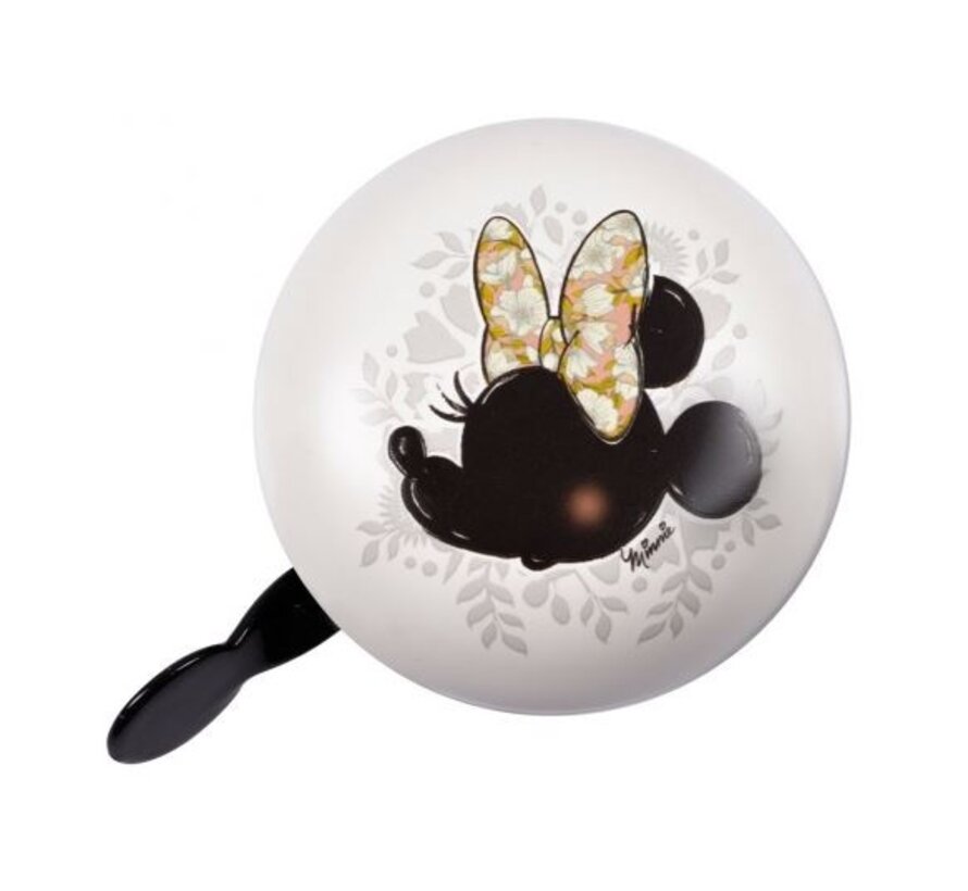 Bel SP staal bell minnie mouse wit