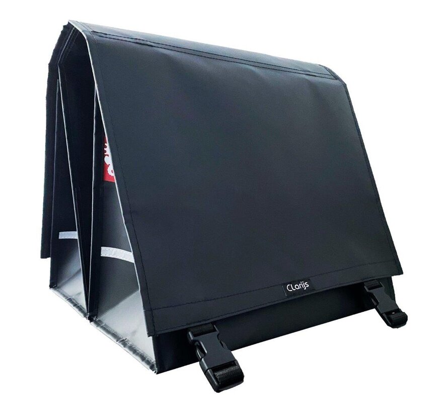 Tas Clarijs dubbel xl mat zwart 46 ltr