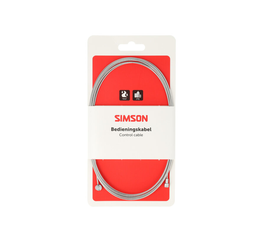 Binnenkabel Simson rem uni 2.35m