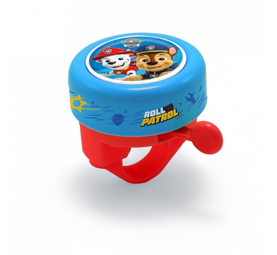 Bel SP staal paw patrol boy blauw/rood