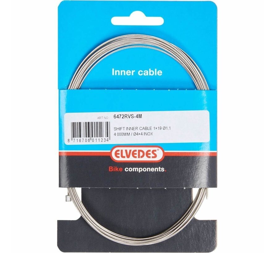Binnenkabel Elvedes derailleur rvs