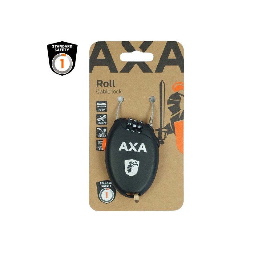 Slot Axa kabelslot roll 1,6x75 code