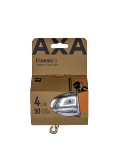 AXA Koplamp Axa classic 4 lux zilver