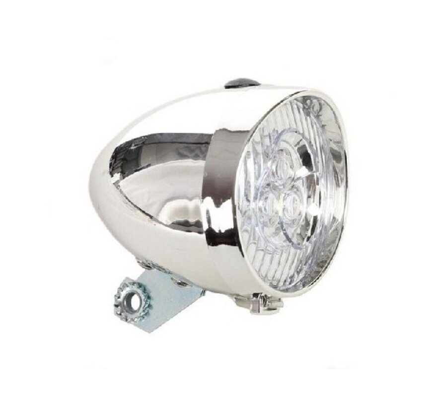 Koplamp import retro chroom
