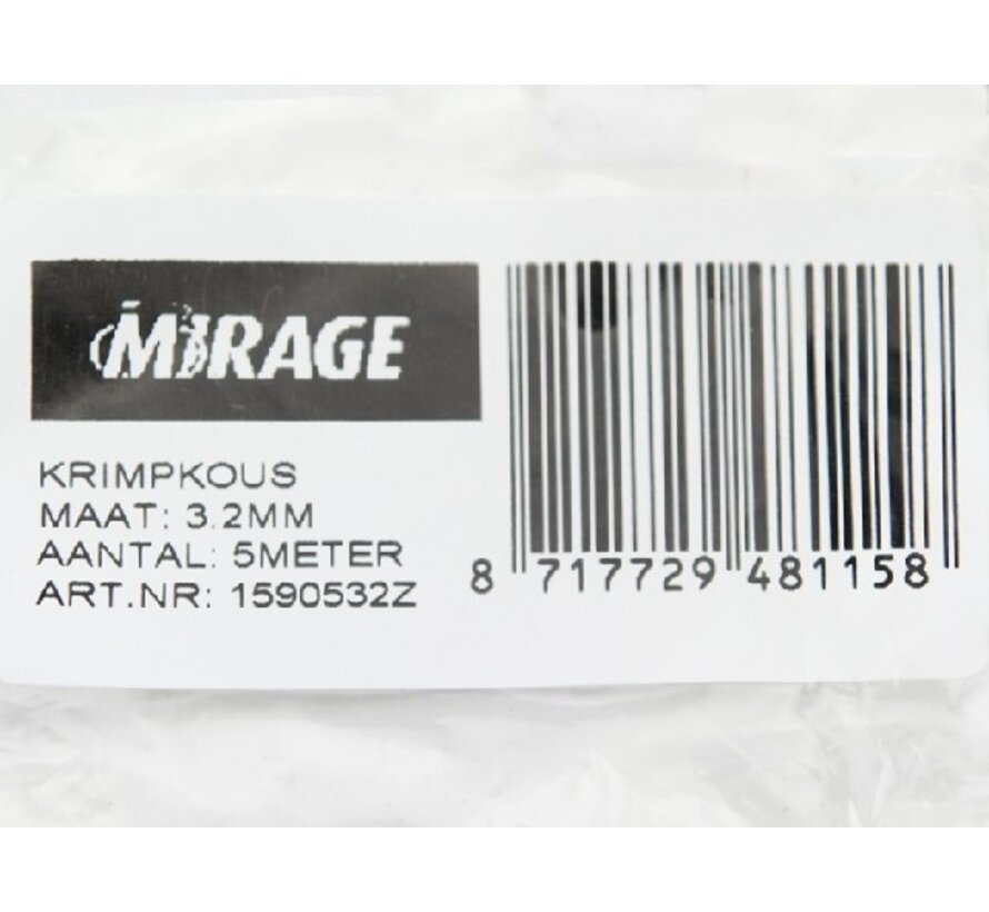 Krimpkous dik 3.2/1.6