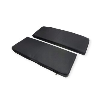 Bakfiets kussen 3 wieler set zwart