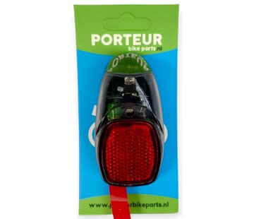 Porteur Achterlicht Porteur spatbord retro 1 led