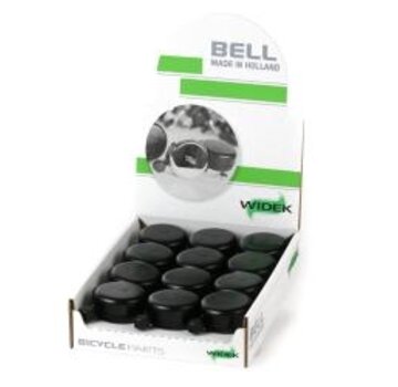 Widek Bel Widek zwart kunststof klepel