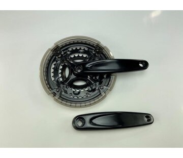 Crankstel lasco 3v 28T/38T/48T alu