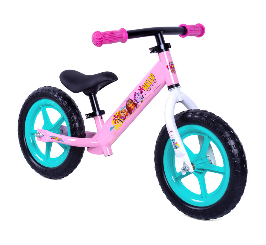 Loopfiets SP paw patrol girl roze