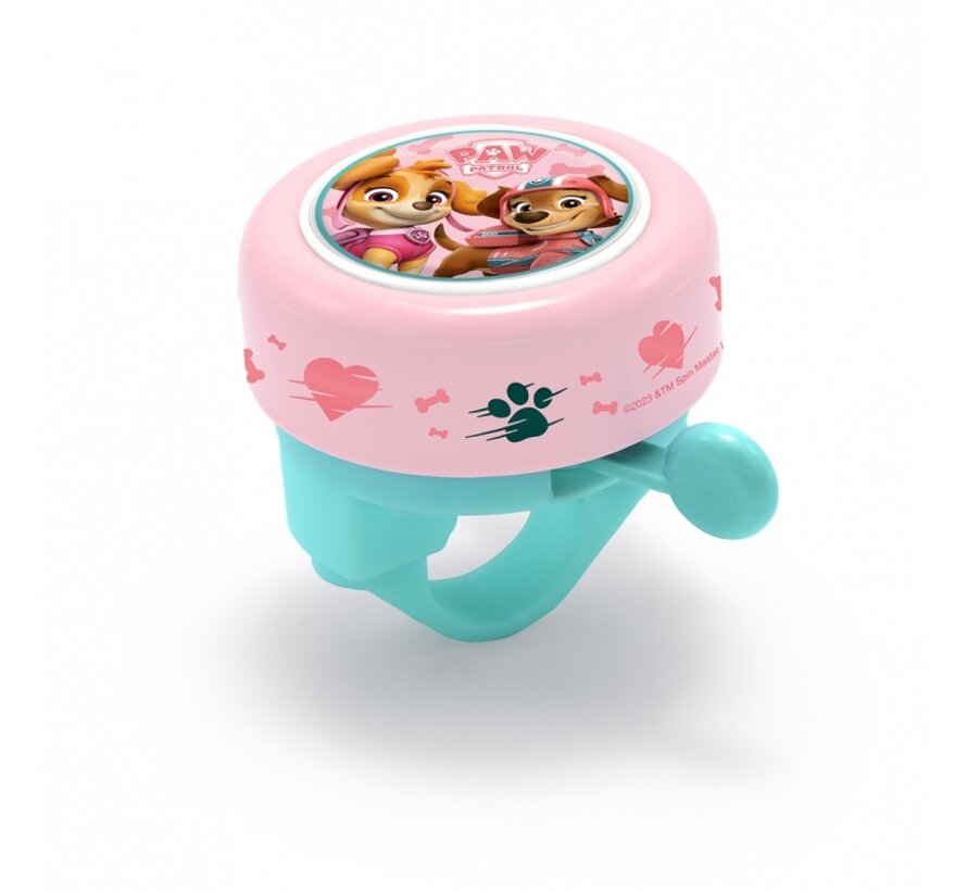 Bel SP staal paw patrol girl roze/blauw