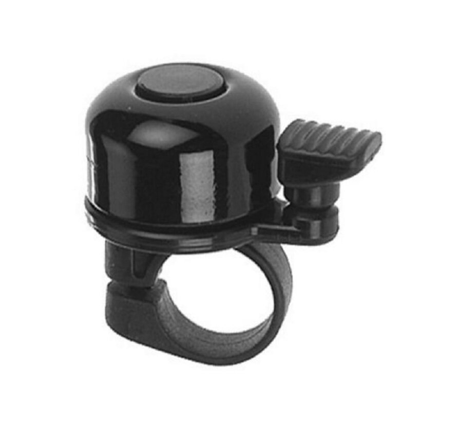 Bel mini zwart bulk per 20 stuks