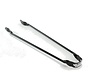 Spatbordstang 28sp zwart pad 6mm