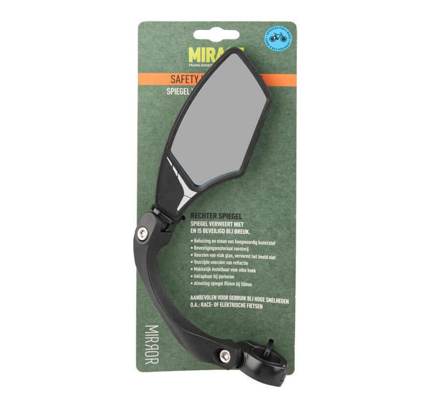 Spiegel Mirage Luxury zwart rechts