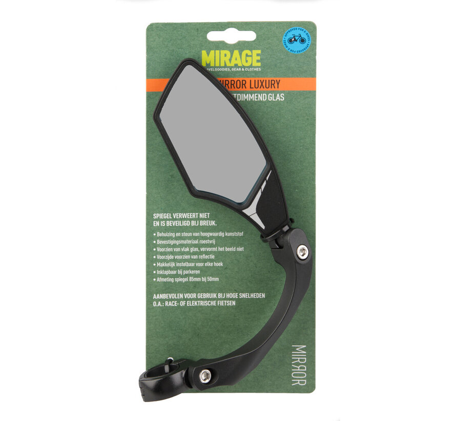 Spiegel Mirage Luxury zwart links