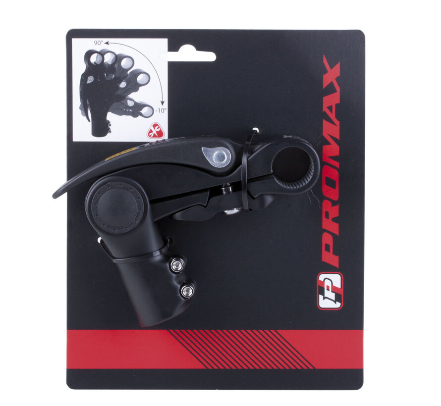 Stuurpen Promax verstelbaar mat zwart