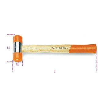 Beta Tools Hamer Beta kunststof kop