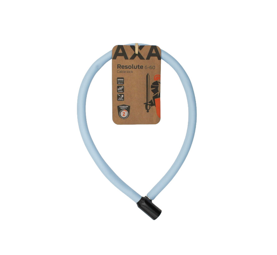 Slot Axa kabelslot resolute 6x60 blauw