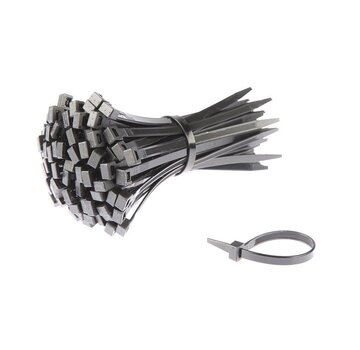 Mirage Kabelbinder 180x7.5 zwart per 100