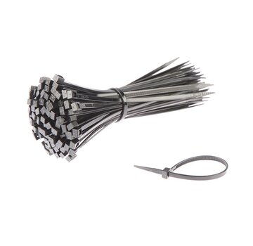 Mirage Kabelbinder 140x3.5 zwart per 100