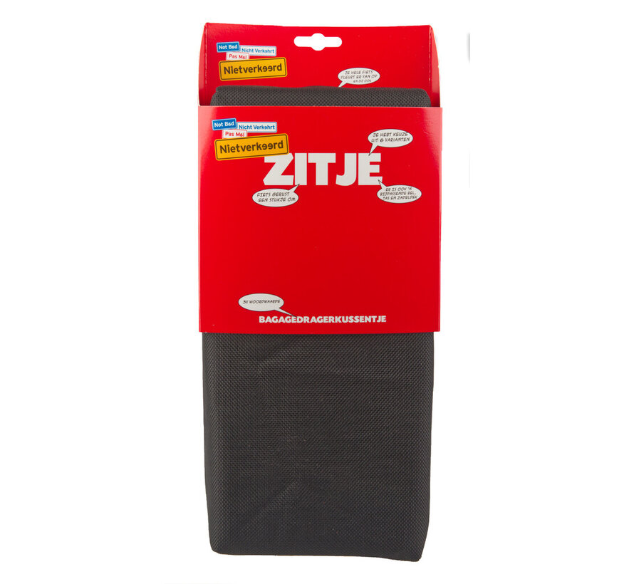 Kussen Nietverkeerd zwart