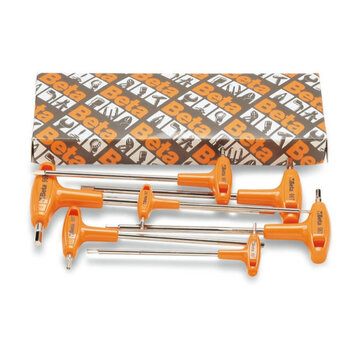 Beta Tools Inbussleutelset Beta 6 delig haaks