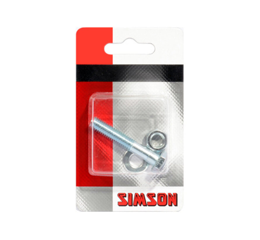 Zadelpenklembout Simson m8x45mm