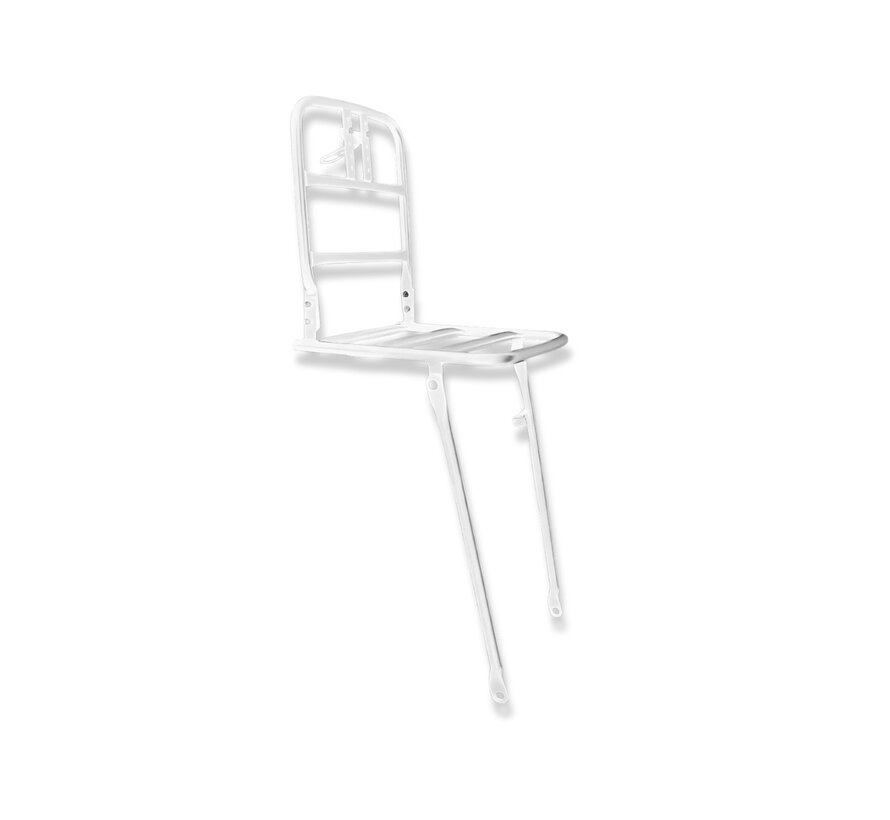 Voordrager 26 wit aluminium