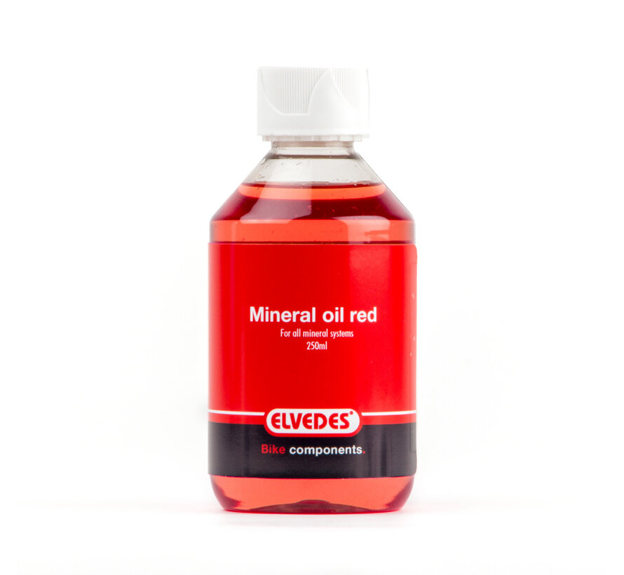 Olie Elvedes rood mineraal vloeistof