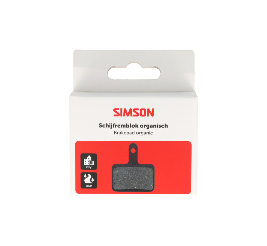 Schijfremblokken Simson Organisch