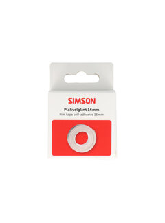 Simson Plakvelglint Simson 16mm breed