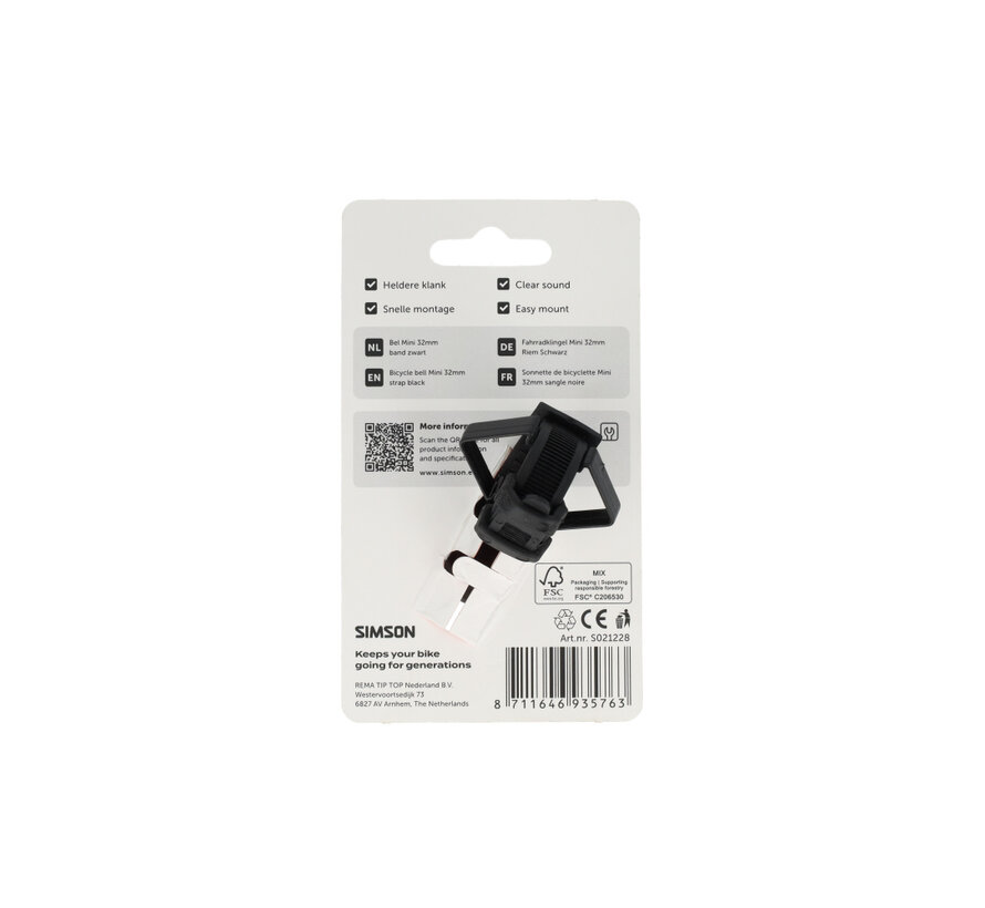 Bel Simson mini 32mm met flex-band